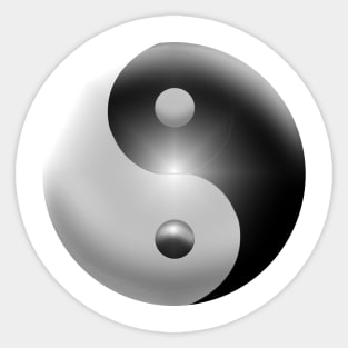 Yin and yang Sticker